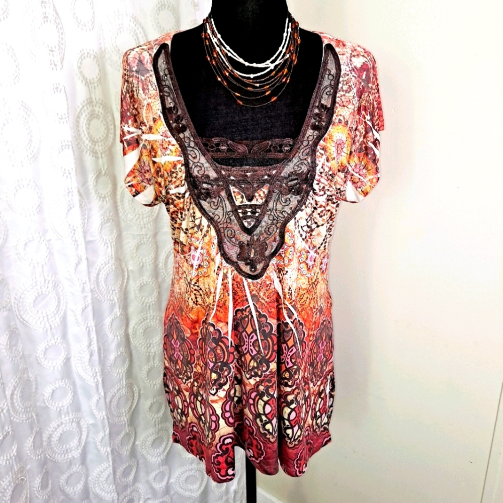 Unity World Wear Multicolor Blouse, XL